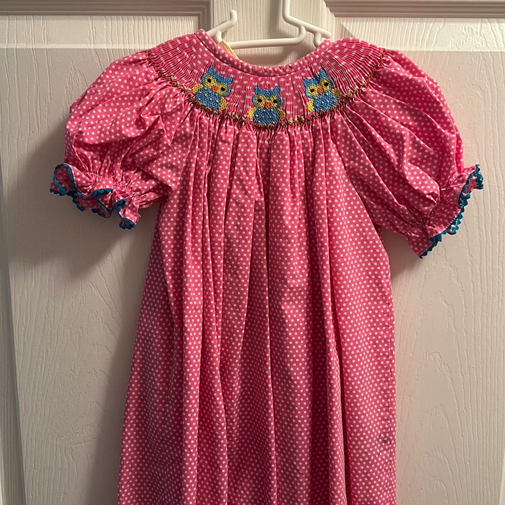 Owl Smocked Jumper